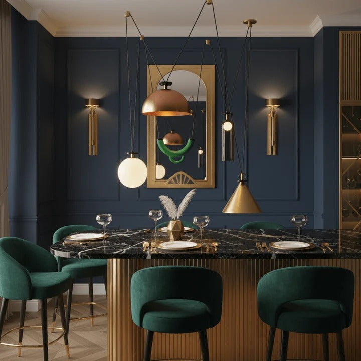 Geometric Shape Art Modern Chandelier