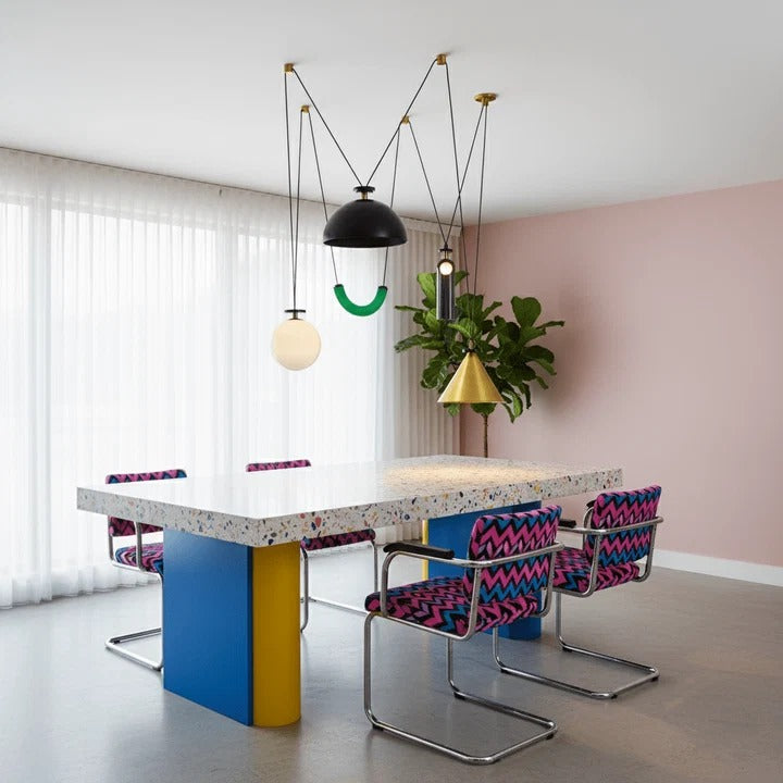 Geometric Shape Art Modern Chandelier
