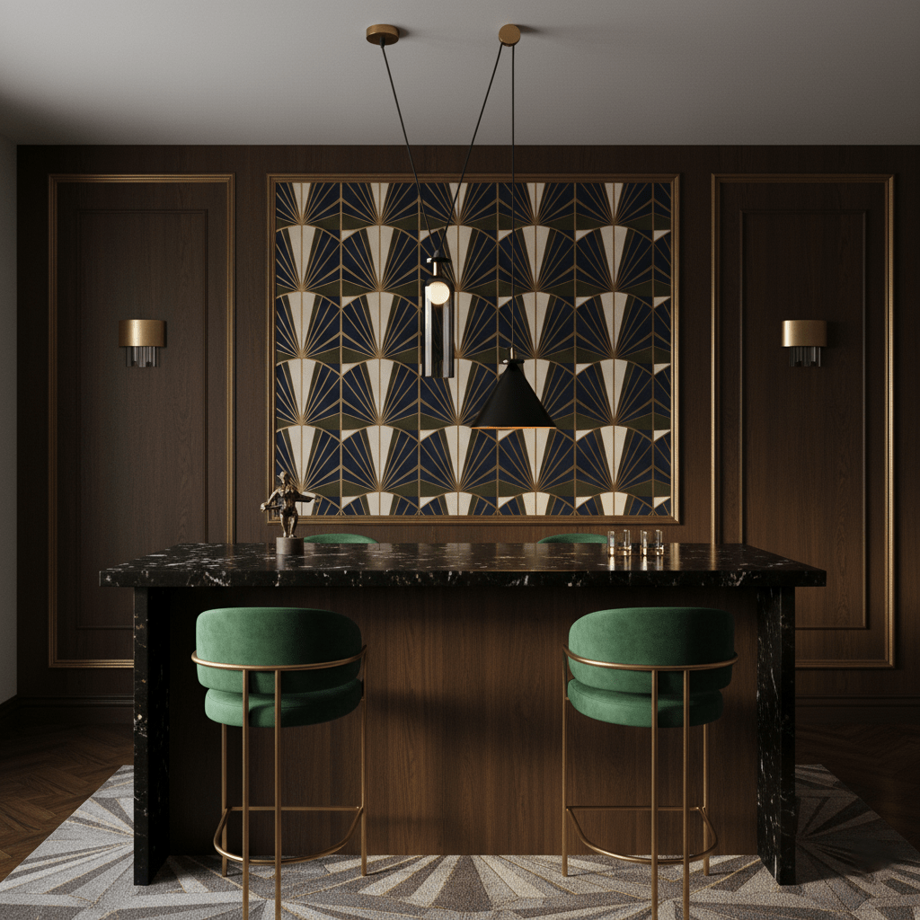Geometric Shape Art Modern Chandelier