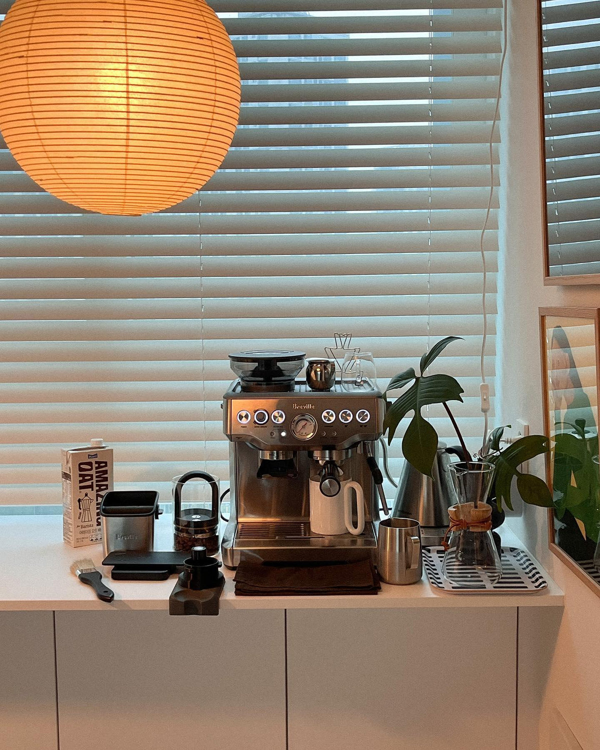 Japanese Paper Pendant Swag Light (black plug wire)
