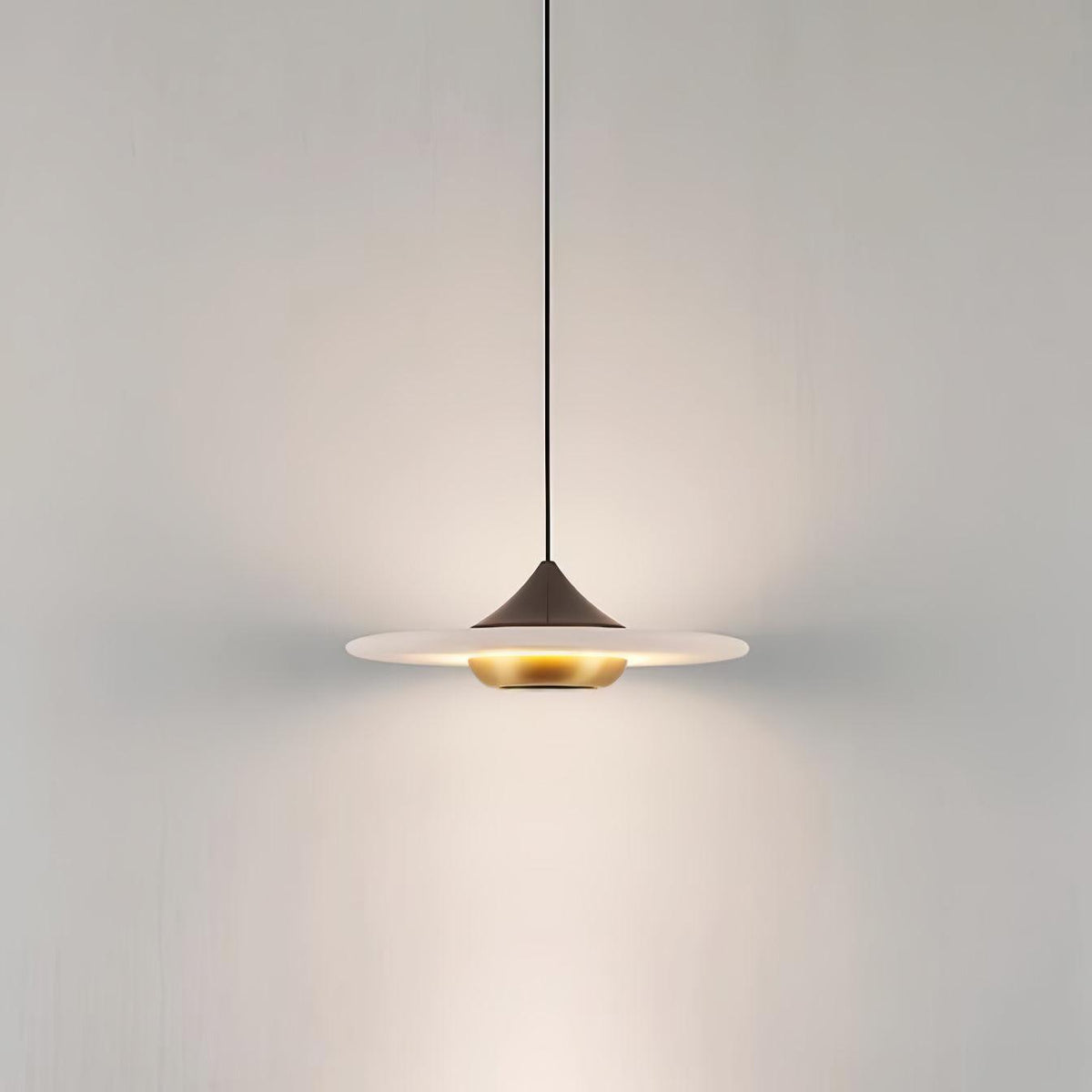 Flying Saucer Marble Pendant Lamp