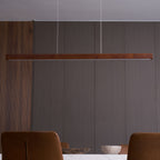 Linear Wooden Pendant Light