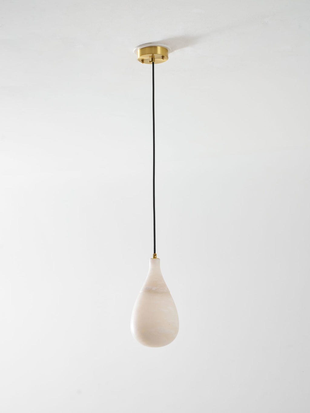 Alabaster Raindrop Pendant Light