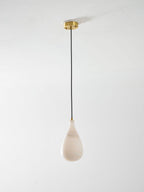 Alabaster Raindrop Pendant Light