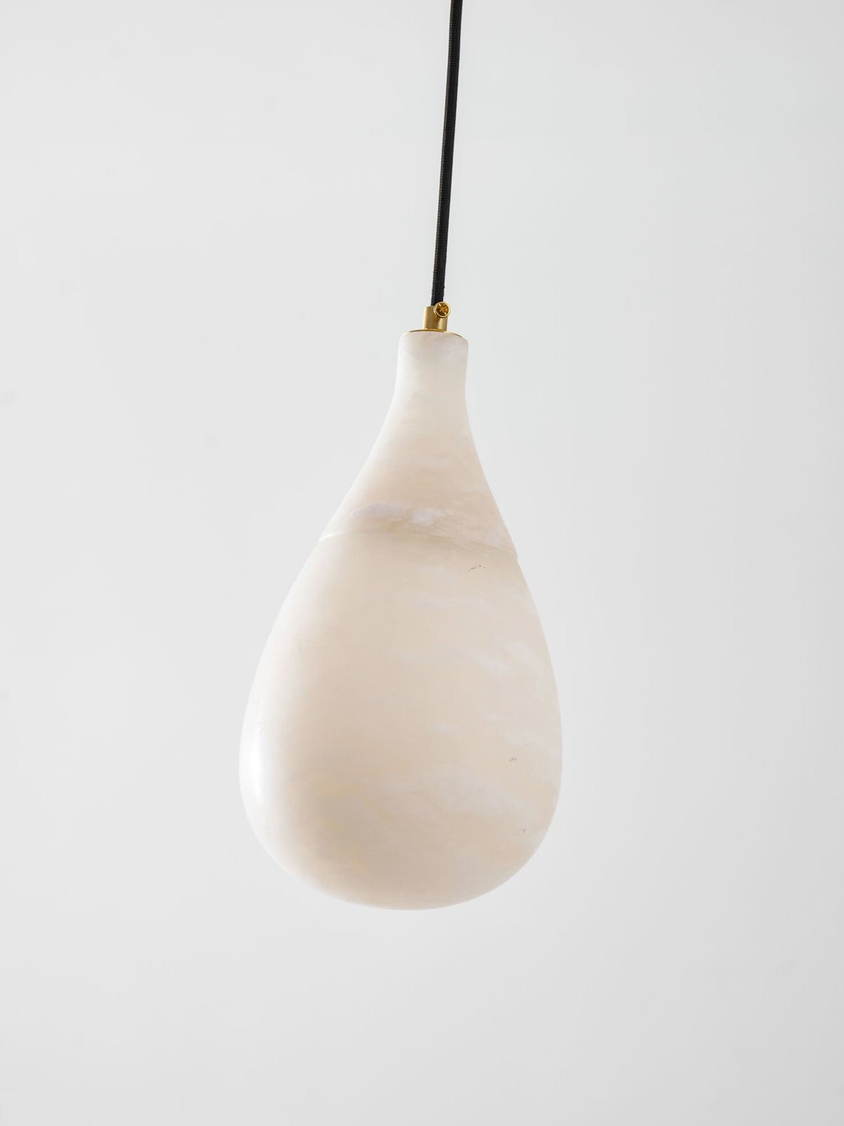 Alabaster Raindrop Pendant Light
