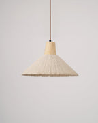 Concrete Pleated Pendant Lamp
