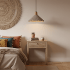 Concrete Pleated Pendant Lamp