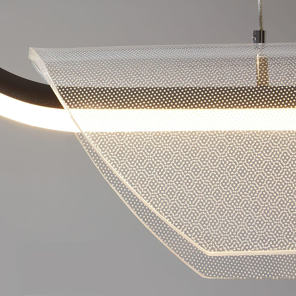 Two Boats Acrylic Pendant Light