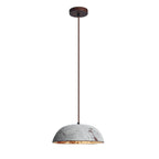Half Dome Vintage Ceramic Pendant Lamp