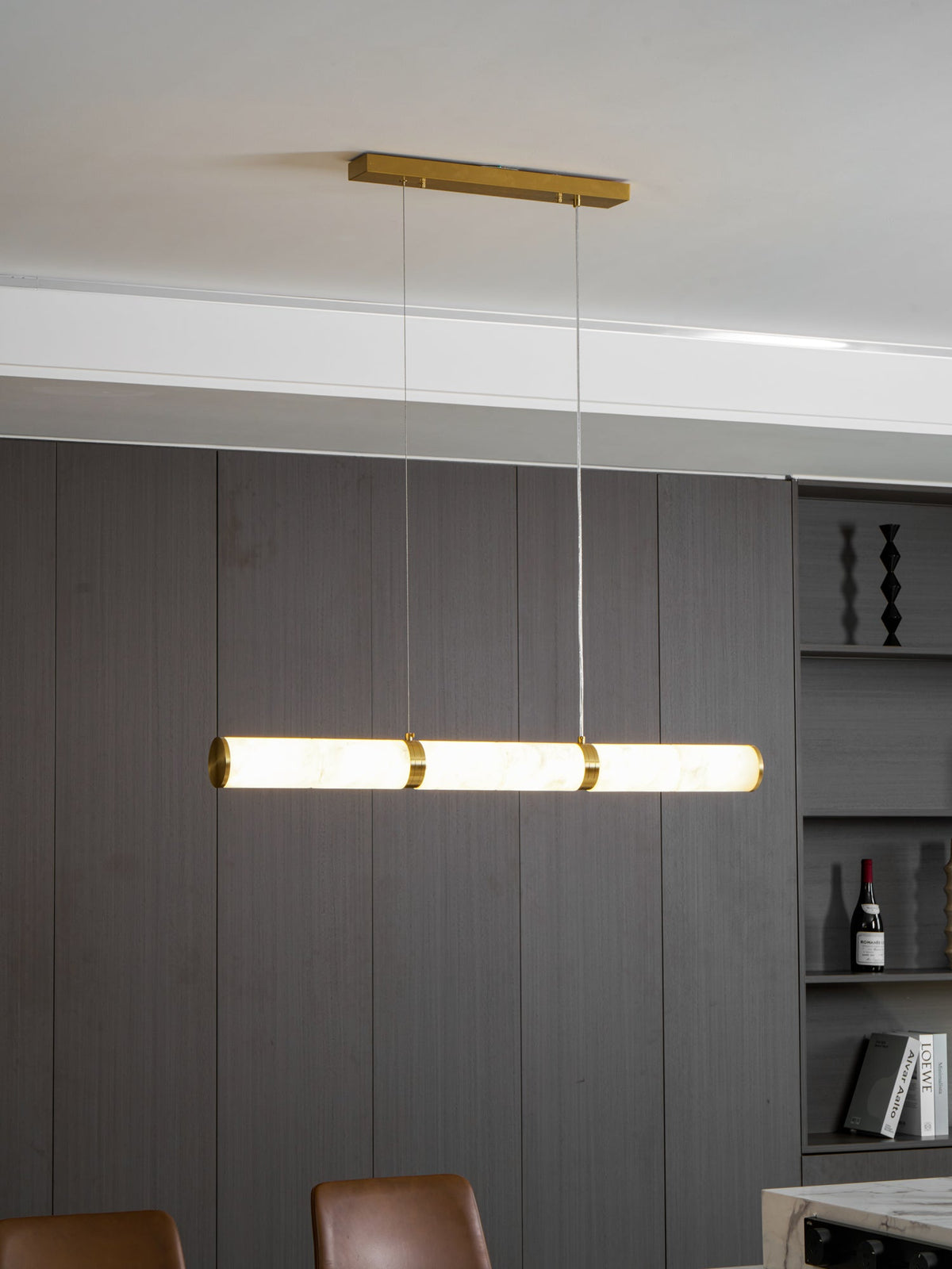Alabaster Beam Pendant Light