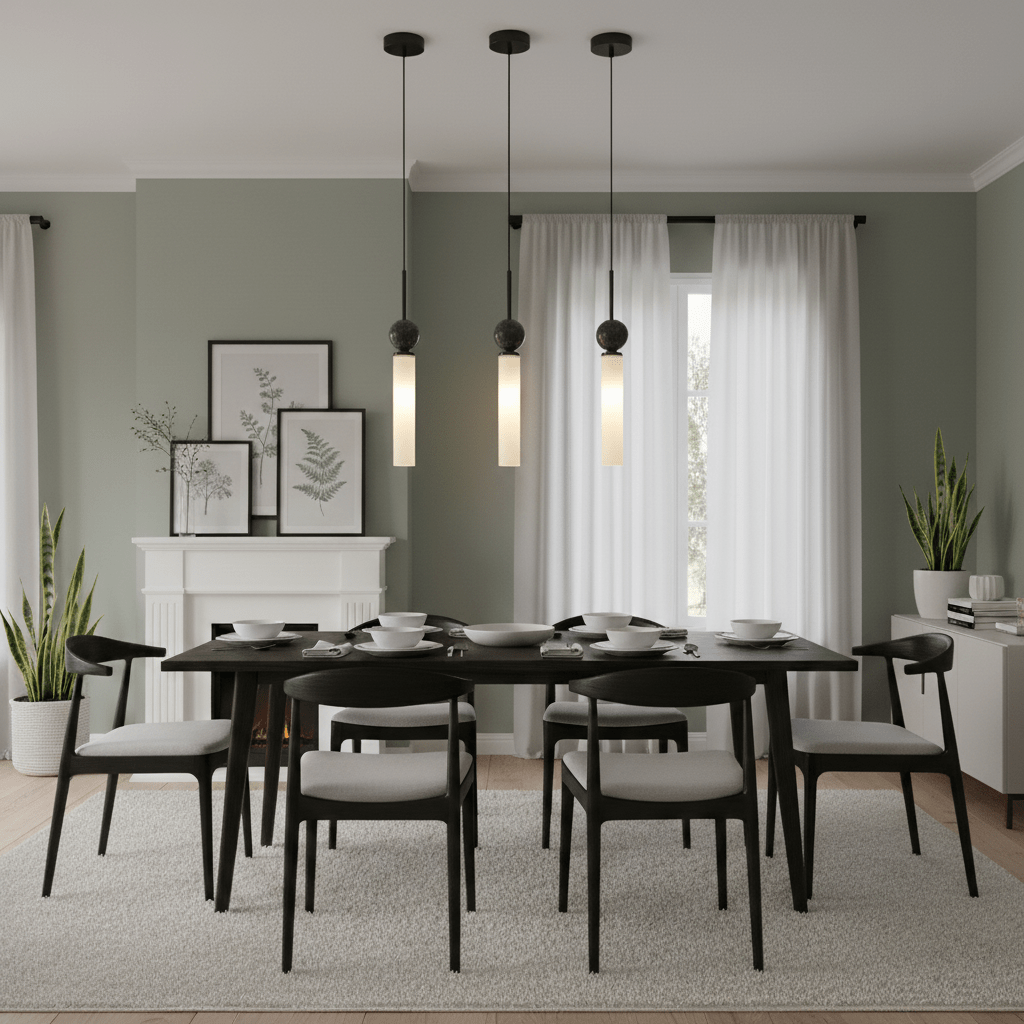 Marble Vertical Pendant Lamp