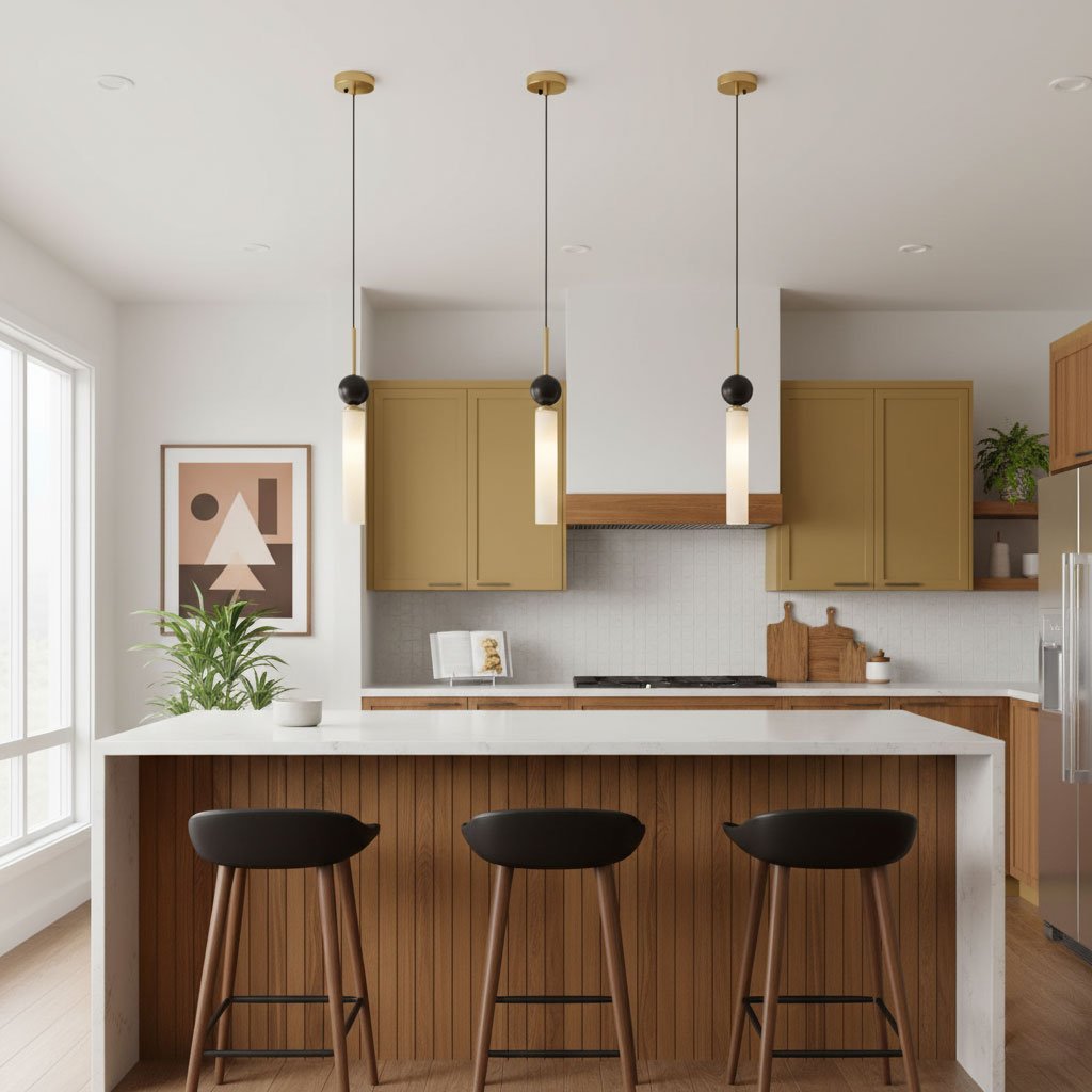 Marble Vertical Pendant Lamp