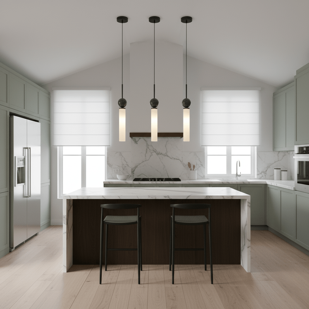 Marble Vertical Pendant Lamp