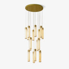 Celestial Alabaster Cascade Chandelier