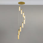 Celestial Alabaster Cascade Chandelier