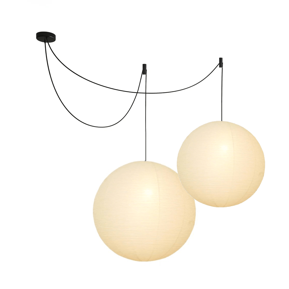 Washi Paper Round Series Pendant Lamp