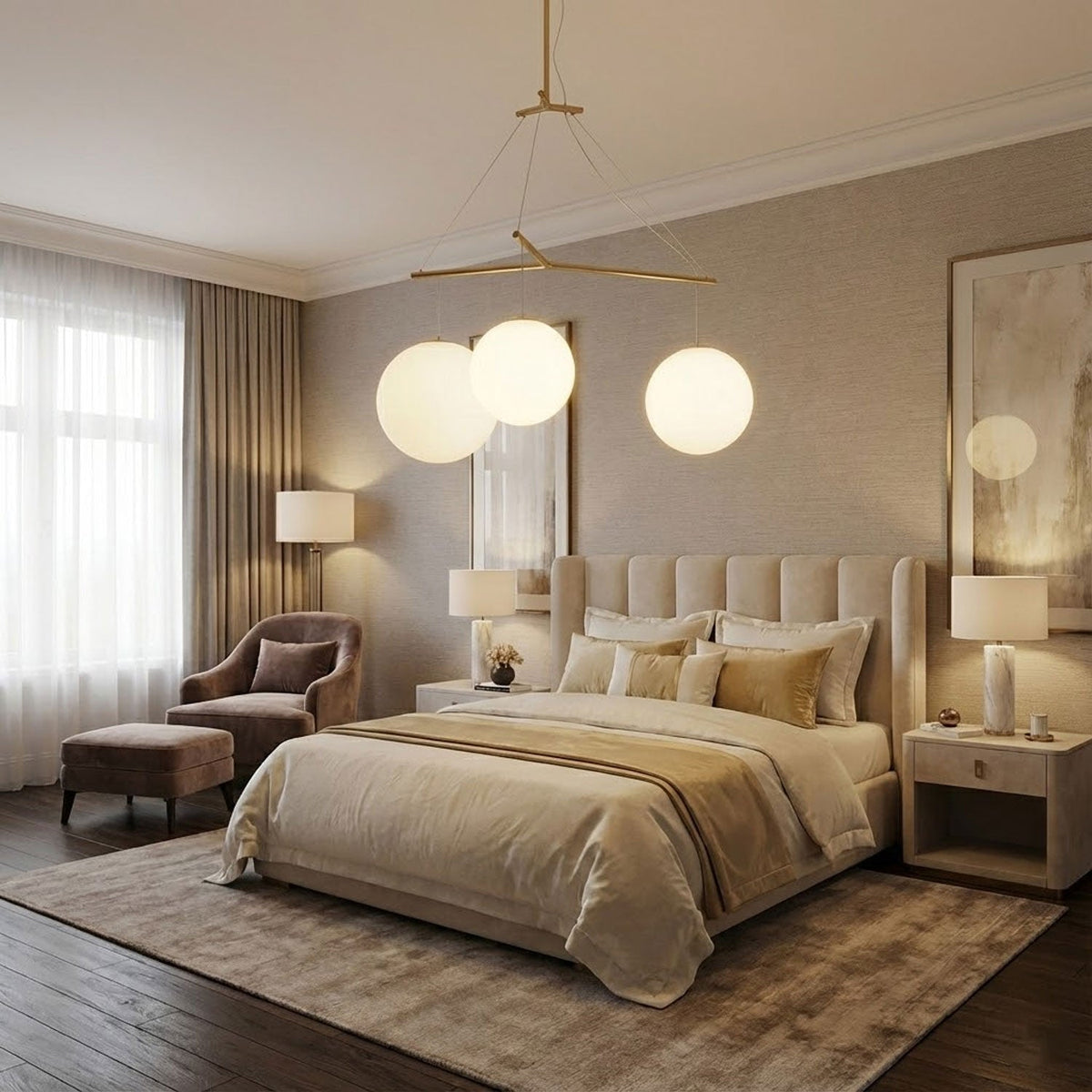 Celestial Orb Trio Pendant Lamp