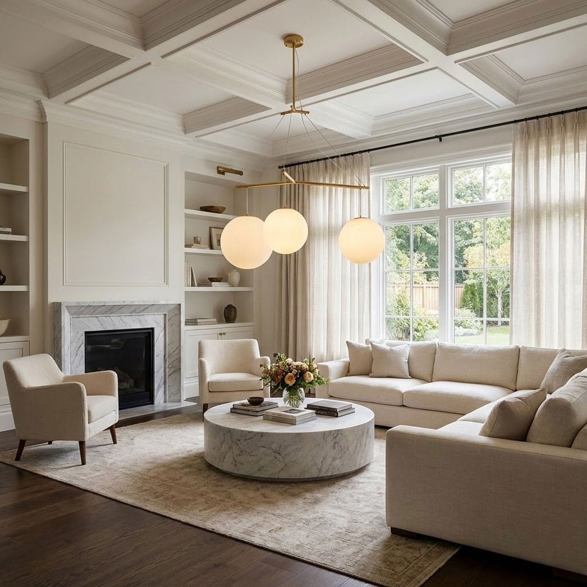 Celestial Orb Trio Pendant Lamp
