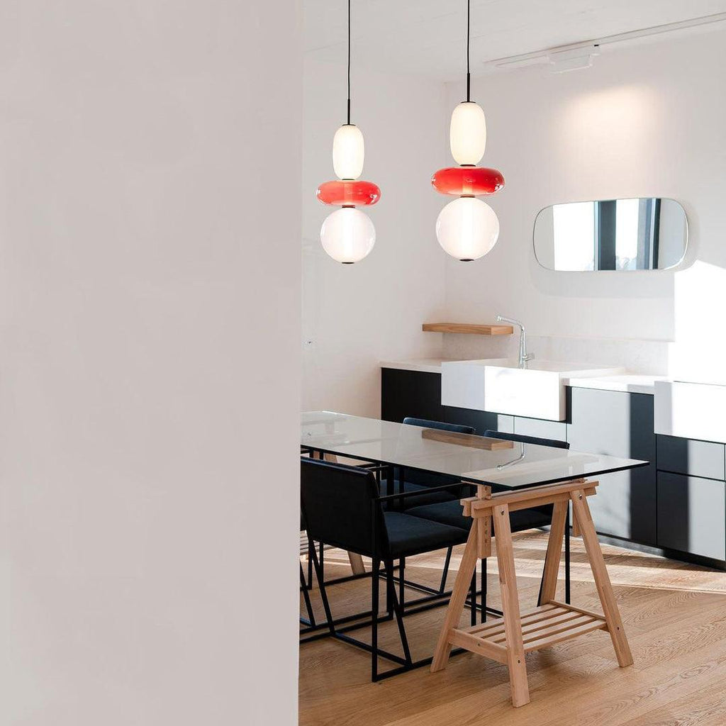 Candied Glass Combo Pendant Light