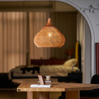 Braided Rattan Pendant Lamp