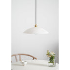 Alabaster Dome Pendant Lamp