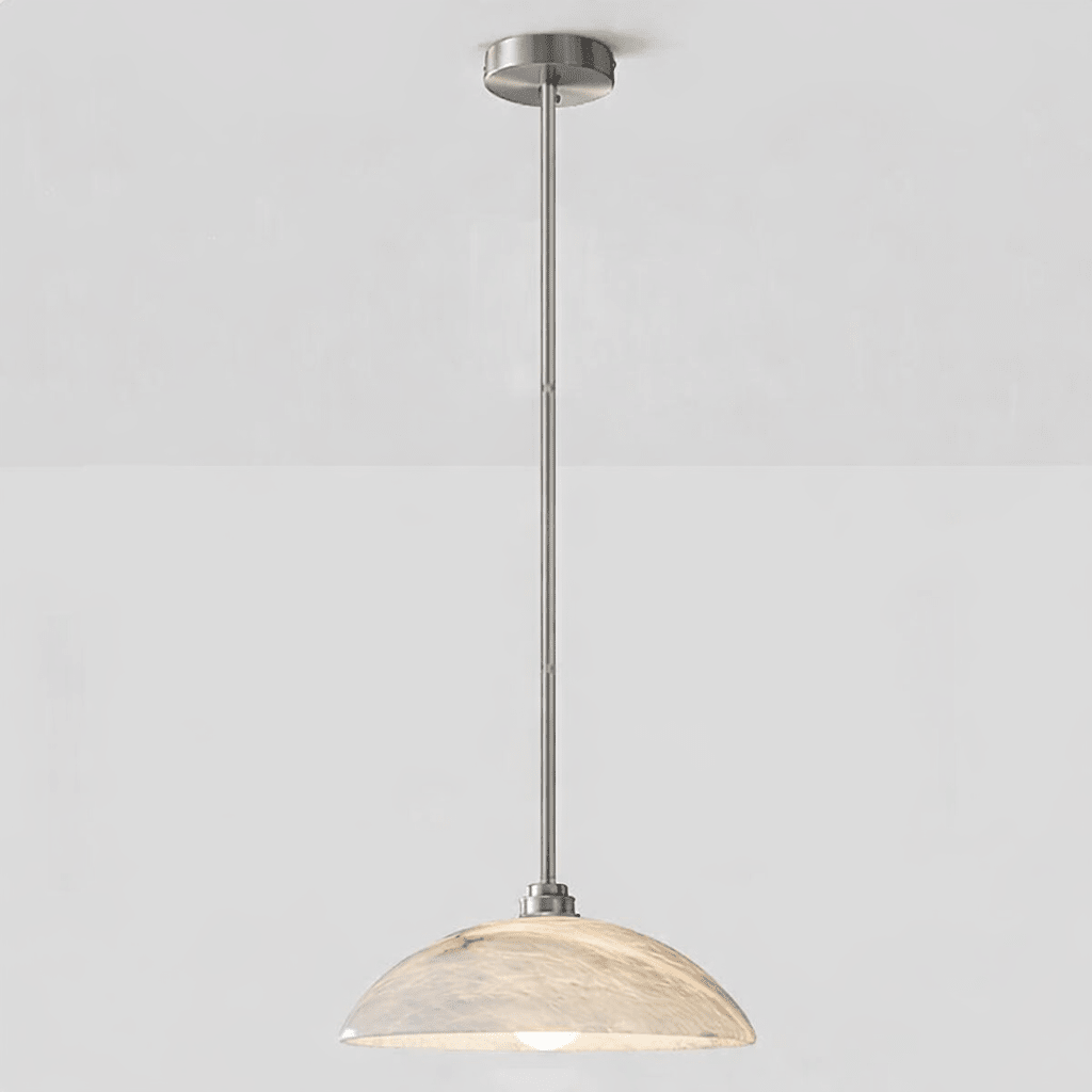 Alabaster Dome Pendant Lamp