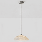 Alabaster Dome Pendant Lamp