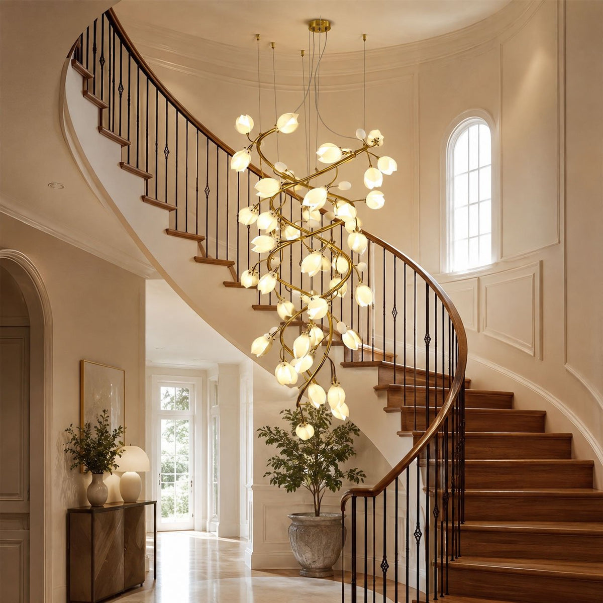 Lysandra Cascade Stairs Chandelier