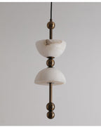 Duo Alabaster Pendant Lamp