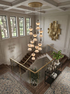 Duo Alabaster Pendant Lamp