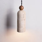 Cylinder Wood Bead Pendant Light