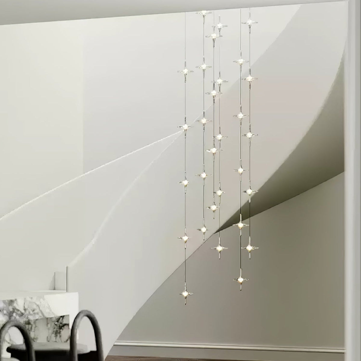 Starfall Staircase Chandelier