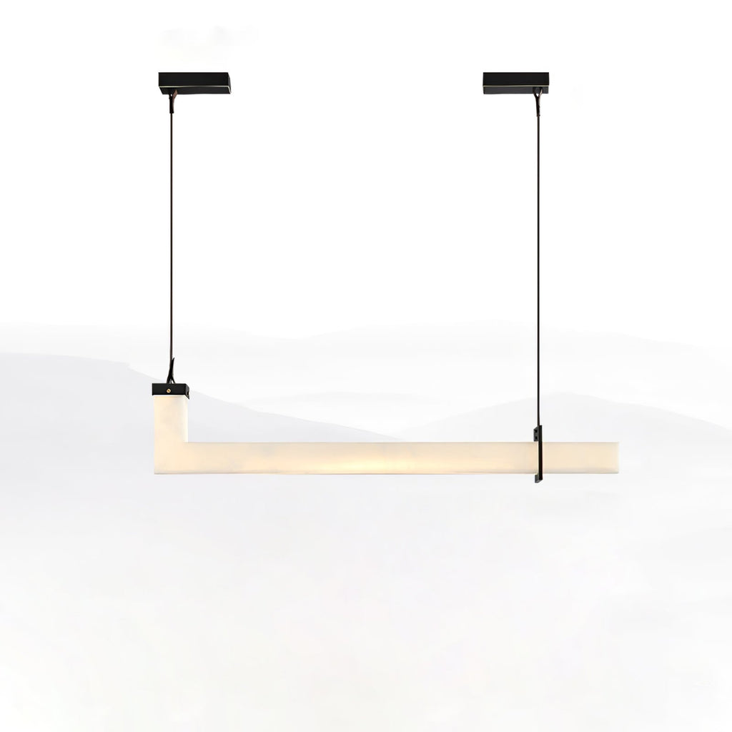 L-Axis Alabaster Pendant Lamp