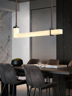 L-Axis Alabaster Pendant Lamp