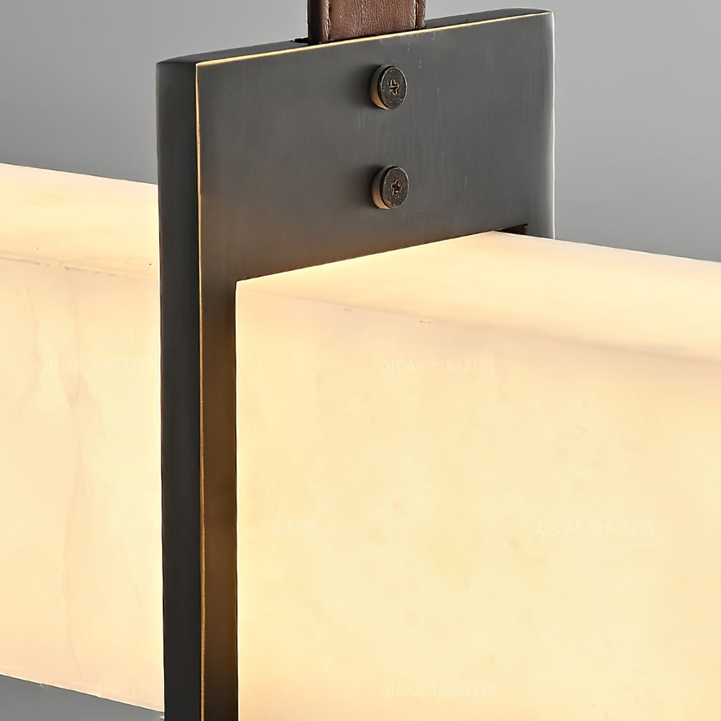L-Axis Alabaster Pendant Lamp