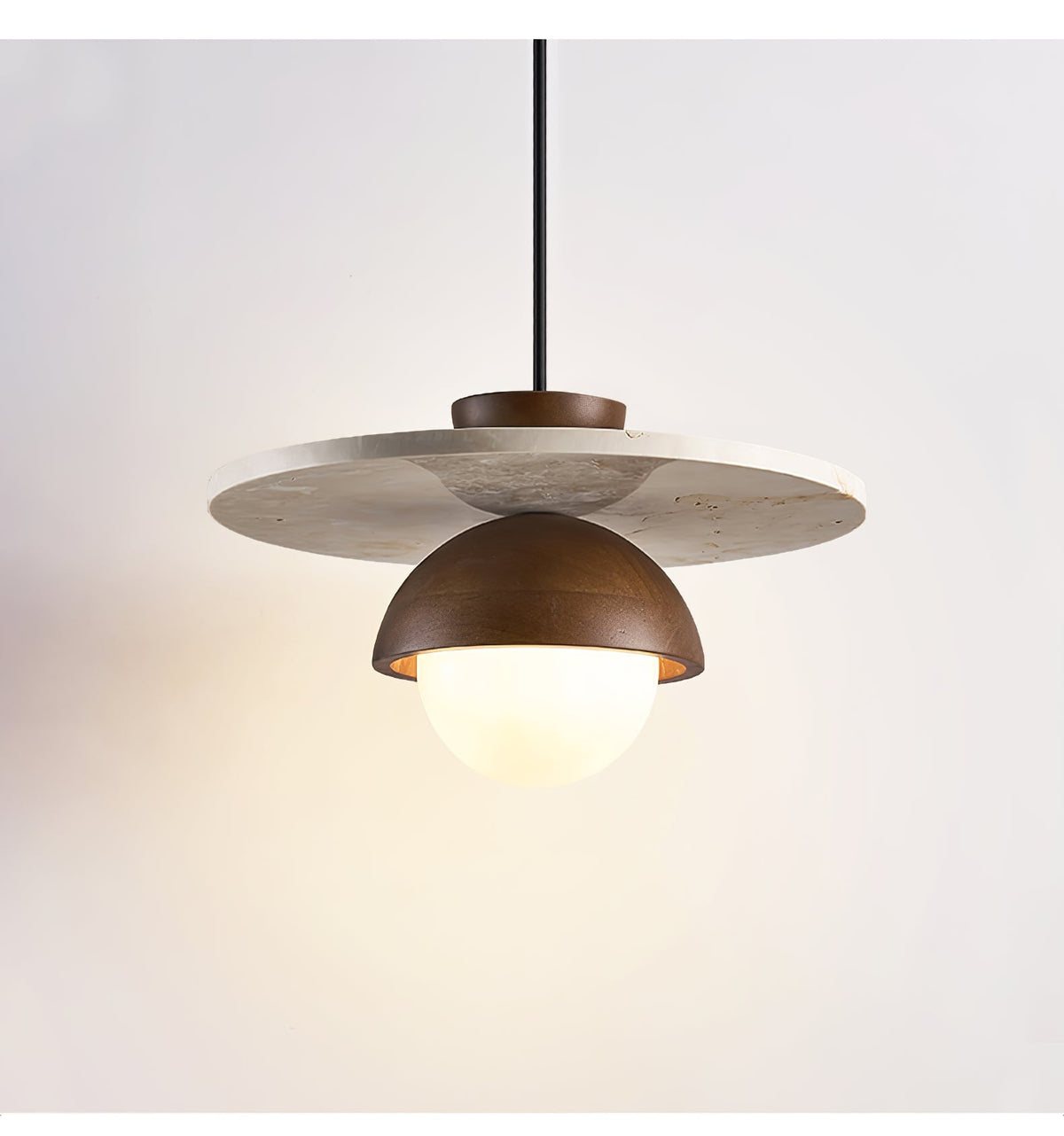 Arlo Travertine Pendant Light