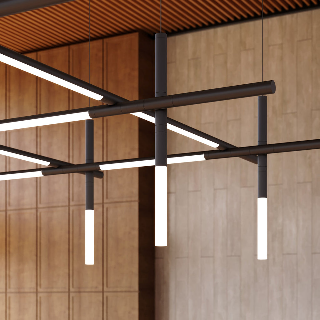 Geometric Linear Pendant Lamp
