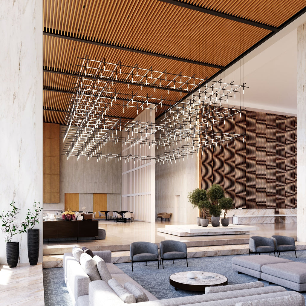 Geometric Linear Pendant Lamp