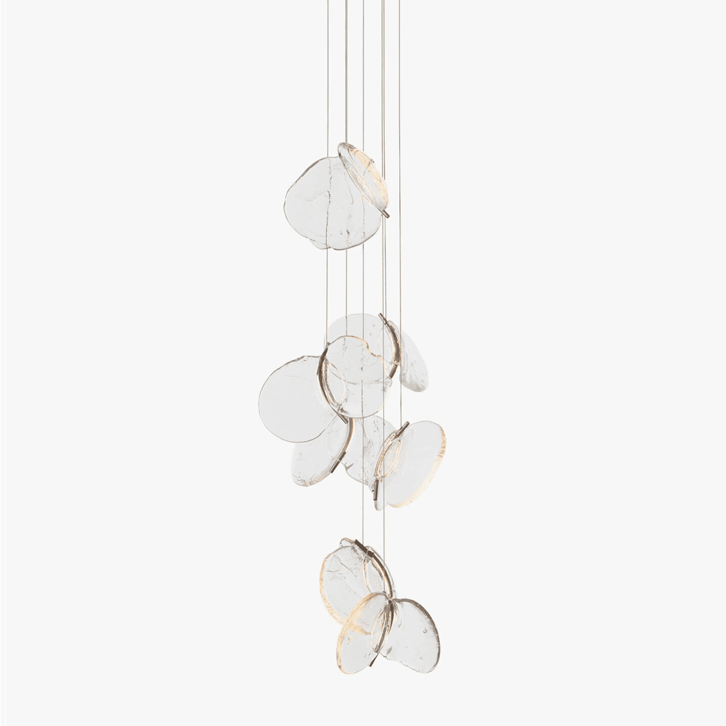 Luminous Glass Petals Pendant Lamp