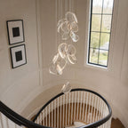 Luminous Glass Petals Pendant Lamp