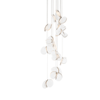 Luminous Glass Petals Pendant Lamp