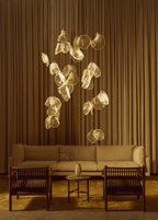 Luminous Glass Petals Pendant Lamp