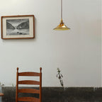 Amber Glass Pendant Light