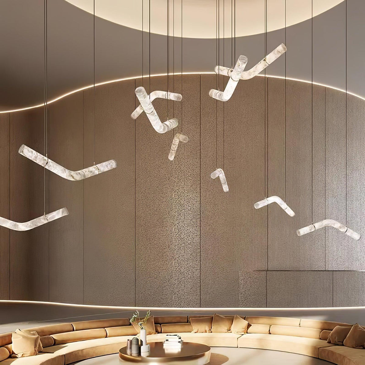 Infinity Alabaster Pendant Lamp
