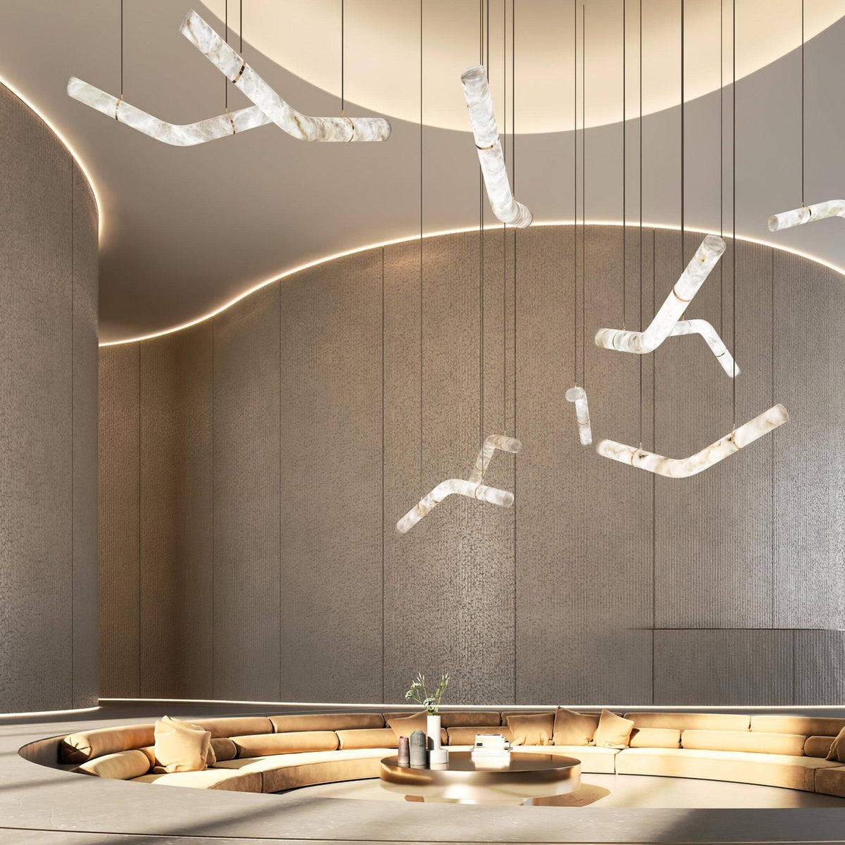 Infinity Alabaster Pendant Lamp