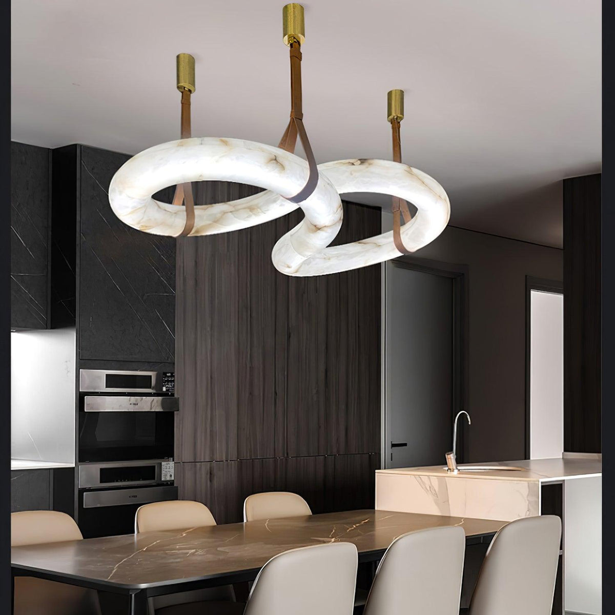 Infinity Alabaster Pendant Lamp