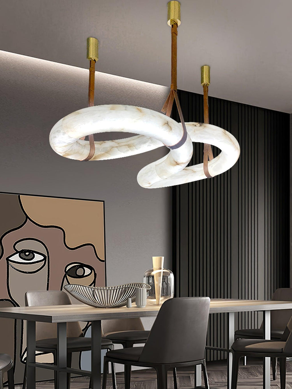 Infinity Alabaster Pendant Lamp