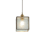 Patterned Glass Pendant Lamp