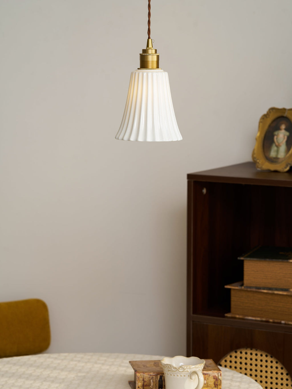 Trumpet Ceramic Pendant Light
