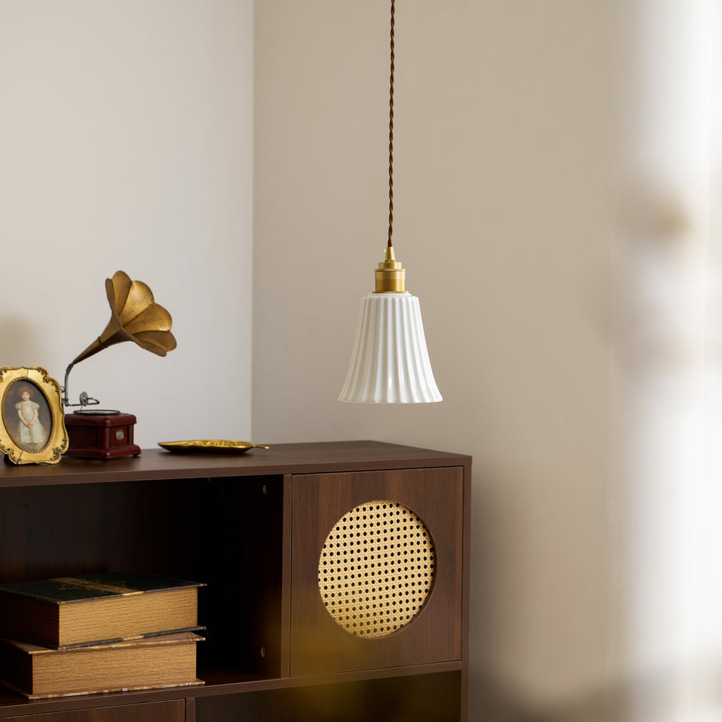 Trumpet Ceramic Pendant Light
